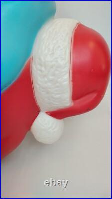 Empire Santa withTeddy Bear & Toys 40 Blow Mold Holiday Christmas Yard Decor