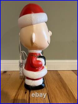 Exclusive CHARLIE BROWN Peanuts Snoopy New Blow Mold 22 Inch Blowmold Gemmy