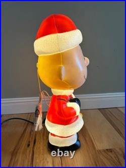 Exclusive CHARLIE BROWN Peanuts Snoopy New Blow Mold 22 Inch Blowmold Gemmy