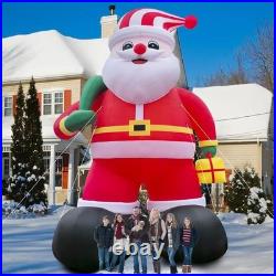 Extra Large 26FT Giant Inflatable Santa Claus Christmas Decorations with Blower