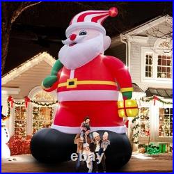 Extra Large 26FT Giant Inflatable Santa Claus Christmas Decorations with Blower