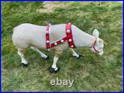 Female Used 4.5ft. Blow mold Reindeer, Home Depot Accents