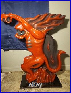 Fireball Whiskey Dragon Promo Bar Sign Display Blow Mold Mancave Statue 33x30
