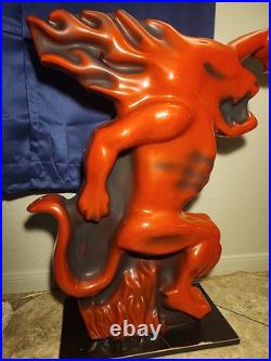 Fireball Whiskey Dragon Promo Bar Sign Display Blow Mold Mancave Statue 33x30