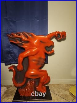 Fireball Whiskey Dragon Promo Bar Sign Display Blow Mold Mancave Statue 33x30