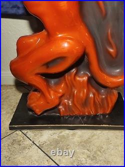 Fireball Whiskey Dragon Promo Bar Sign Display Blow Mold Mancave Statue 33x30