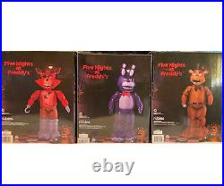 Five 5 Nights at Freddy's Halloween Inflatable's Set of Three Freddy Bonnie Foxy