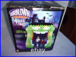 Frankenstein Arch Halloween Gemmy Giant 9' Tall Airblown Inflatable IN BOX
