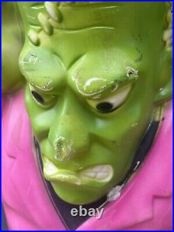 Frankenstein Halloween Blow Mold Vintage Lighted 36 Vintage