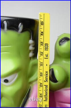 Frankenstein Monster Halloween Blow Mold Light General Foam Plastics 36 VTG