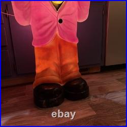 Frankenstein Monster Halloween Blow Mold Vintage Lighted 36 Made By Empire