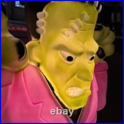 Frankenstein Monster Halloween Blow Mold Vintage Lighted 36 Made By Empire