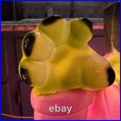 Frankenstein Monster Halloween Blow Mold Vintage Lighted 36 Made By Empire