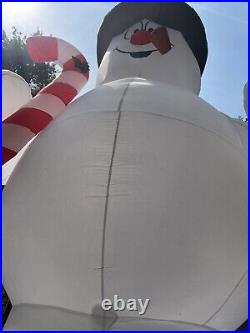 Frosty The Snowman Giant 18 Foot Inflatable, Good To Excellent Condition