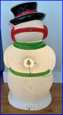 Frosty The Snowman Lighted Blow Mold Vintage 30 Grand Venture 1999