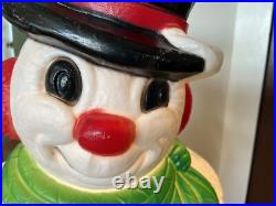 Frosty The Snowman Lighted Blow Mold Vintage 30 Grand Venture 1999