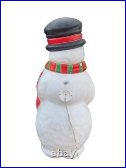 Frosty The Snowman Lighted Blow Mold Vintage 38 Grand Venture 1997