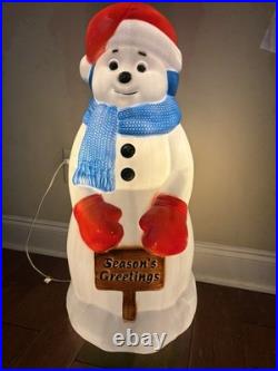 Frosty Vintage General Foam Plastic Blowmold Blow Mold 31 WORKS