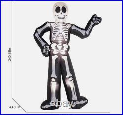 GEMMY 20 Ft Colossal Skeleton Inflatable Halloween MASSIVE SKELLY NEW, NO BOX