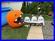 GEMMY AIRBLOWN 8′ Lighted Halloween Pac Man Ghost Pumpkin Inflatable (RARE)2011