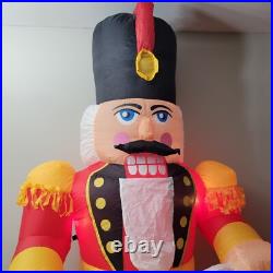 GEMMY AIRBLOWN NUTCRACKER Christmas YARD INFLATABLE 8 FT RARE