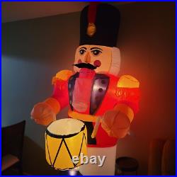GEMMY AIRBLOWN NUTCRACKER Christmas YARD INFLATABLE 8 FT RARE