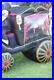 GEMMY Halloween Inflatable Grim Reaper Horse Pulling Carriage Hearse coffin 8ft
