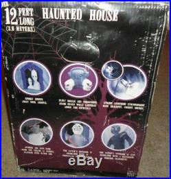 GEMMY INFLATABLE rare HAUNTED HOUSE HUGE 12ft tall 16ft long HALLOWEEN party