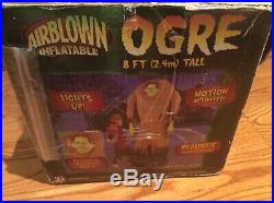 GIGANTIC Gemmy Airblown Inflatable OGRE 8 feet tall Awesome Halloween prop