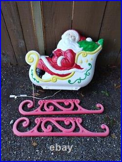 GRAND VENTURE Santa's Sleigh Blow Mold