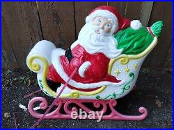 GRAND VENTURE Santa's Sleigh Blow Mold