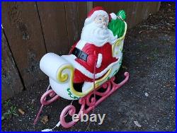 GRAND VENTURE Santa's Sleigh Blow Mold