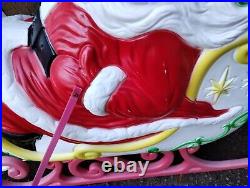 GRAND VENTURE Santa's Sleigh Blow Mold