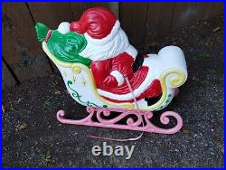 GRAND VENTURE Santa's Sleigh Blow Mold