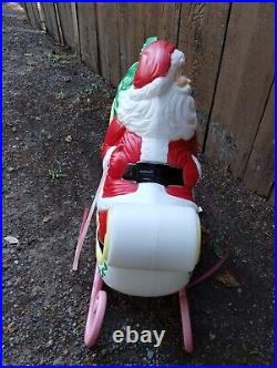 GRAND VENTURE Santa's Sleigh Blow Mold