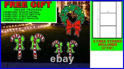 GRINCH Stealing CHRISTMAS Lights RIGHT GRINCH + MAX+ CINDY Yard Art Decor