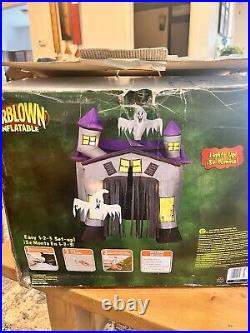 Gemma Air Blown Inflatable Haunted House. 9 Ft Tall Very Good Cond. Collectable