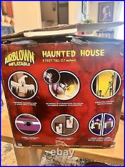 Gemma Air Blown Inflatable Haunted House. 9 Ft Tall Very Good Cond. Collectable