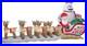 Gemmmy Colossal 16.5′ Rudolph Santa Bumble Sleigh Airblown Inflatable Christmas