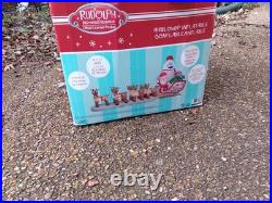 Gemmmy Colossal 16.5' Rudolph Santa Bumble Sleigh Airblown Inflatable Christmas