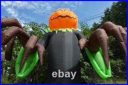 Gemmy 10' Halloween Inflatable Pumpkin Reaper Grim Reaper Yard Decoration Gemmy