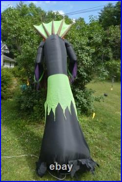 Gemmy 10' Halloween Inflatable Pumpkin Reaper Grim Reaper Yard Decoration Gemmy