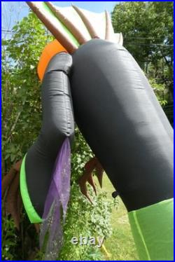 Gemmy 10' Halloween Inflatable Pumpkin Reaper Grim Reaper Yard Decoration Gemmy