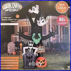 Gemmy Halloween Inflatable Spooky Brown Tree, 4 Ft Tall, Multi