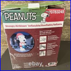Gemmy 10ft Snoopy & Woodstock Peanuts Christmas Airblown Inflatable Rare Sealed