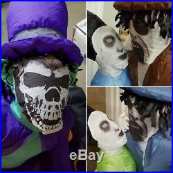 Gemmy 11 Ft Zombie Organ Player Halloween Inflatable Airblown Dance Zombies