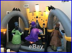 Gemmy 11ft HALLOWEEN Airblown Inflatable Zombie Organ Player With Dancers