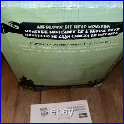 Gemmy 12 Ft Big Head Monster Halloween Airblown Inflatable with Box Frankenstein