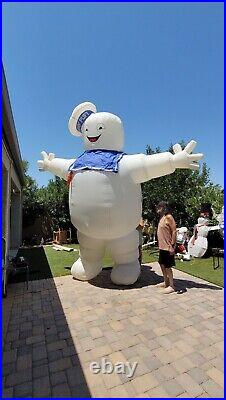 Gemmy 13ft Ghostbusters Stay Puft Marshmallow Man Airblown Halloween Inflatable