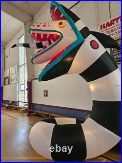 Gemmy 13ft Tall Beetlejuice Colossal Sandworm Halloween Inflatable